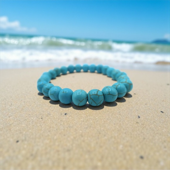 Natural Turquoise Bracelet - Picture 7 of 11